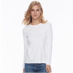 White Croft & Barrow long sleeve with FREE GIFT(s)
